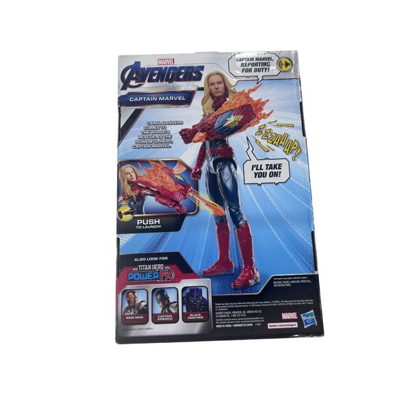 Marvel Avengers Captain Marvel Titan Hero Power FX 11" Action Figure NEW - Picture 2 of 8